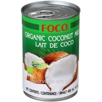 Органическое кокосовое молоко (10-12%) 400 мл. FOCO